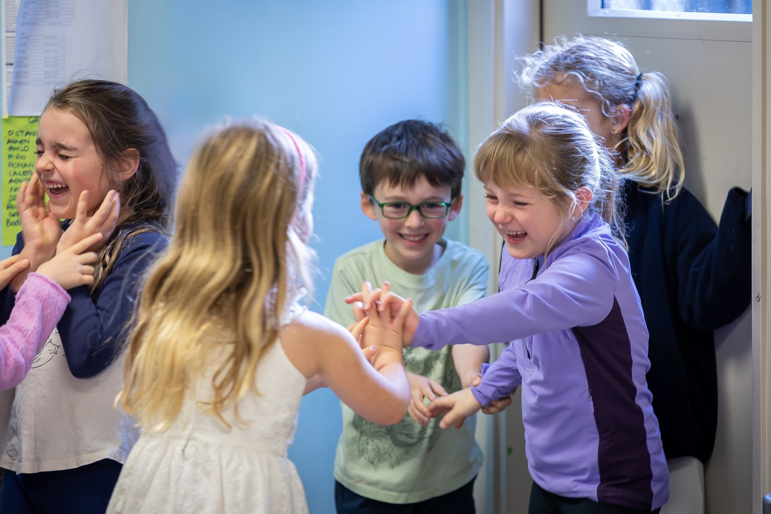 Children in an after-school enrichment session