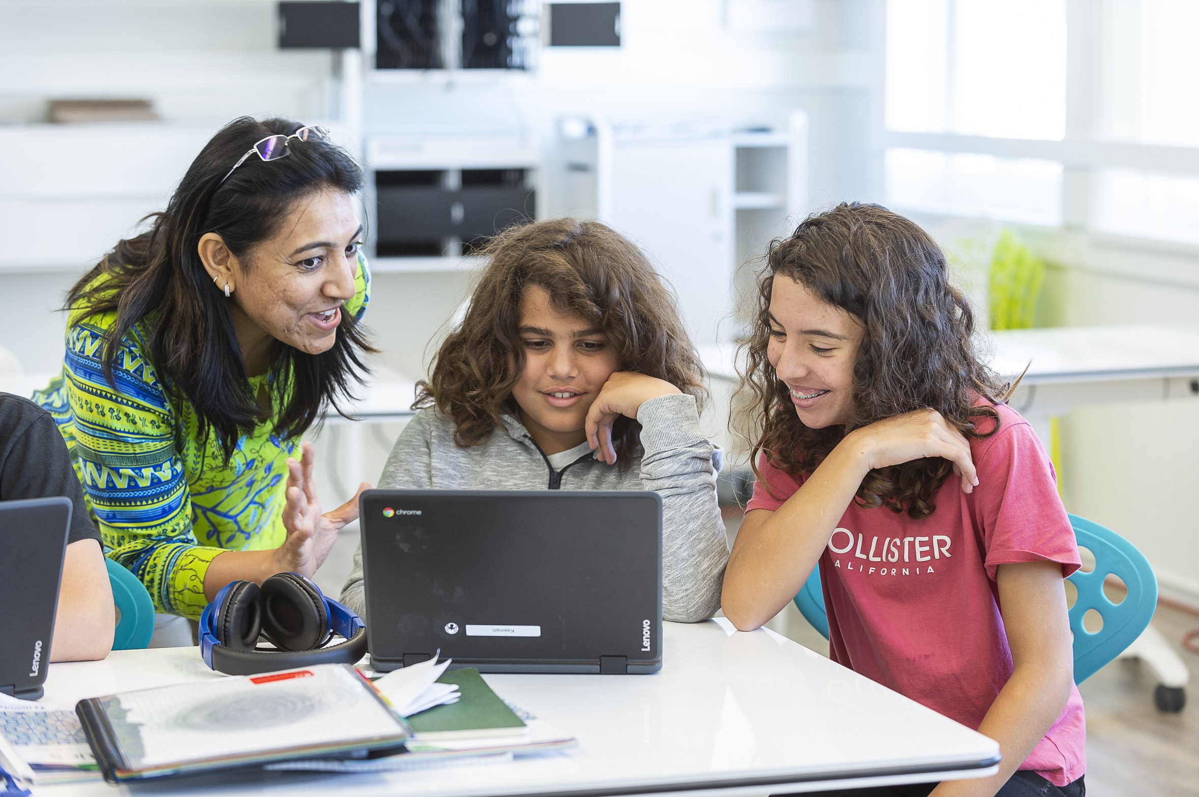 Students at work in an International Baccalaureate lesson